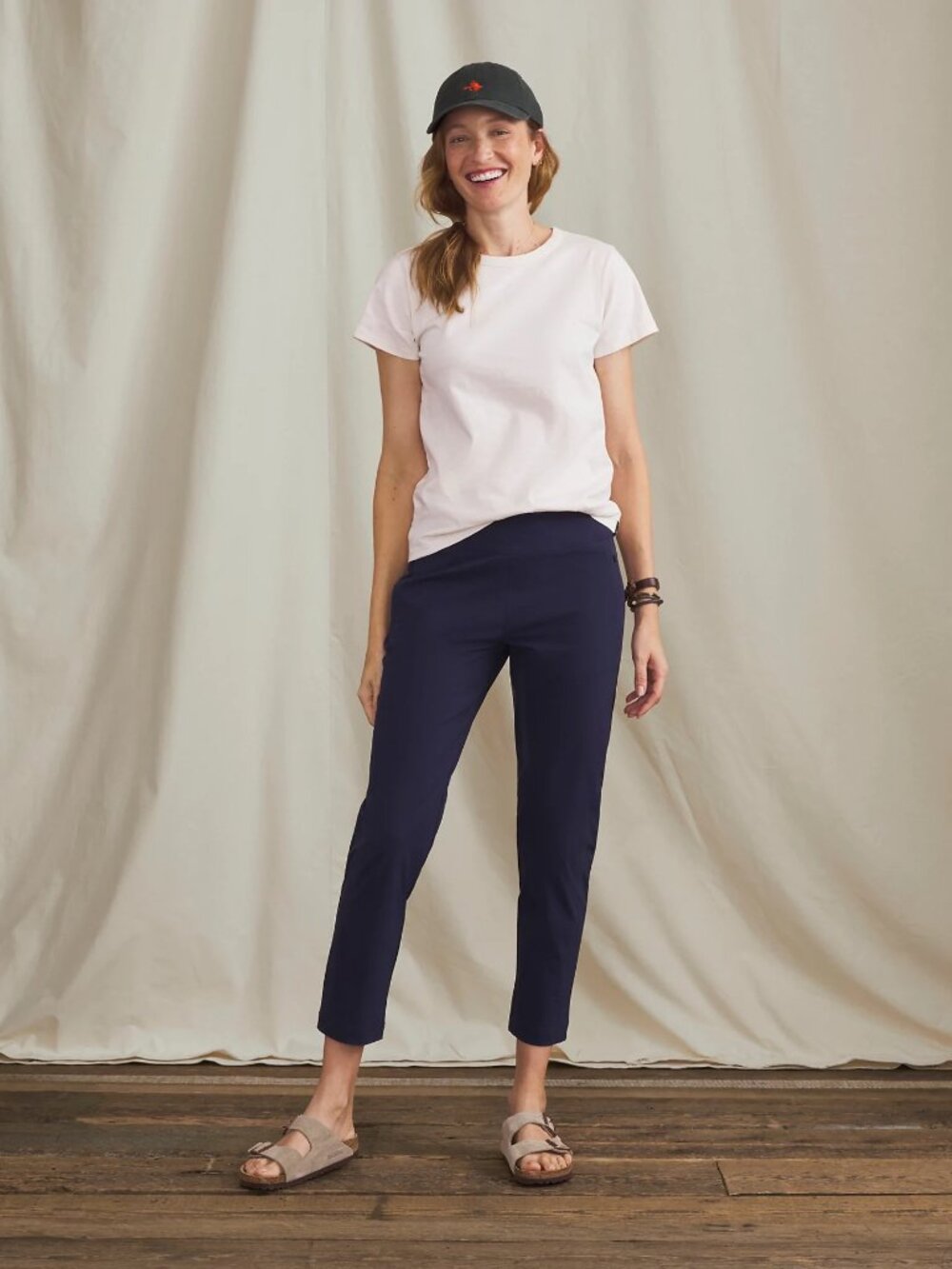 Orvis Wonder Ripstop Ankle Pants | true navy | size 8